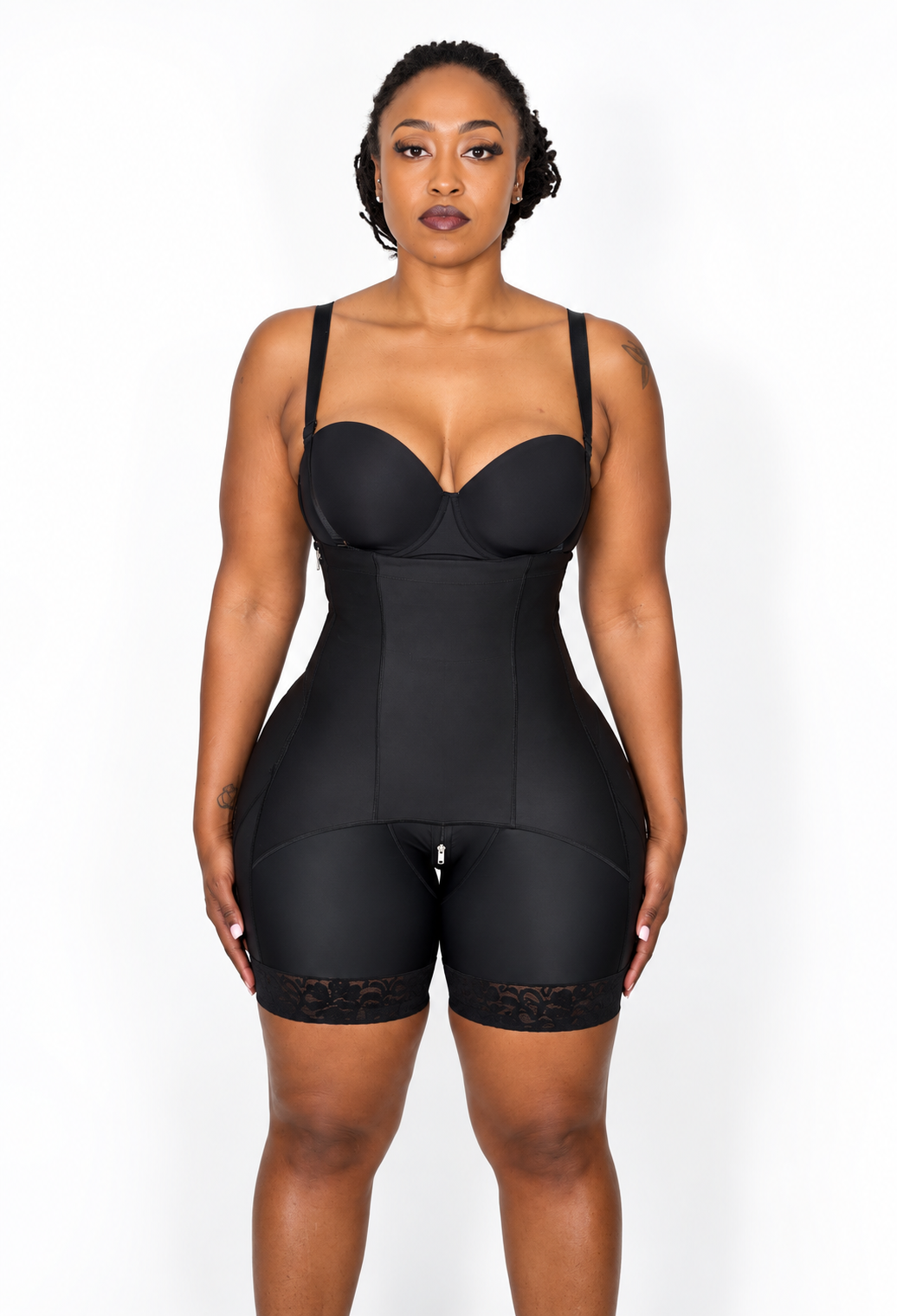The Curvy Cup Side-Zip Faja