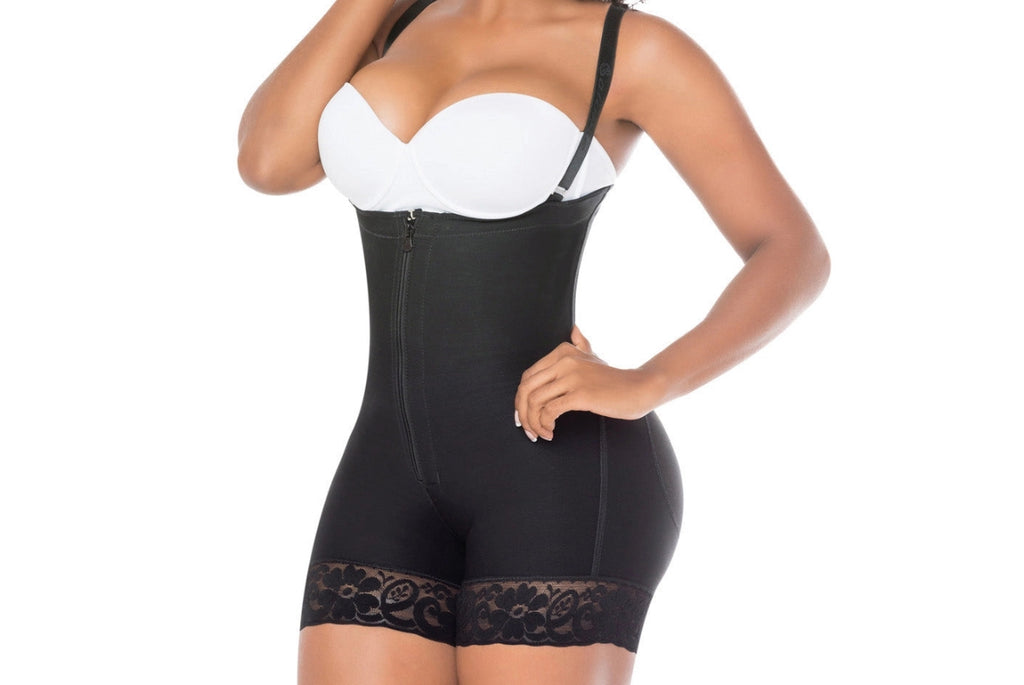 Short Colombian zipper faja